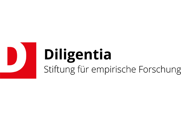 Ein großes "D" in einem roten Quadrat, daneben der Name der Stiftung