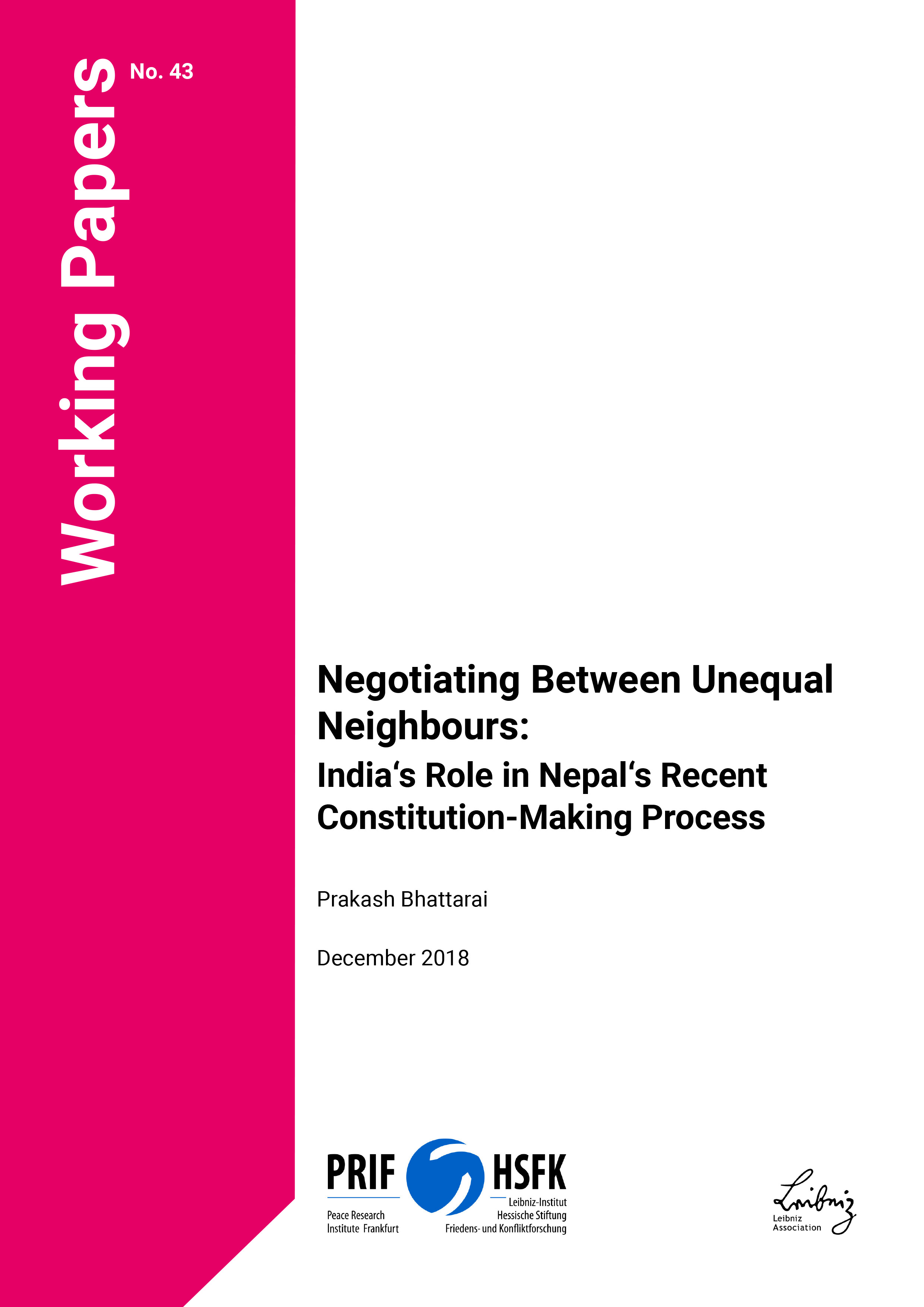 Download: Negotiating Between Unequal Neighbours: India's Role in Nepal's Recent Constitution-Making Process