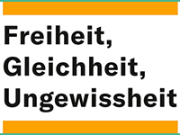 Ausschnitt des Covers: Jan Werner Müller, Freiheit, Gleichheit, Ungewissheit. Wie schafft man Demokratie? (Screenshot: staatstheater-mainz.com).