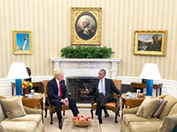 HSFK-Report Nr. 1/2017: "America first" (Foto: Wikimedia Commons, Pete Souza)