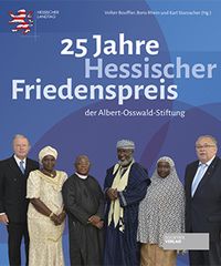 [Translate to English:] Cover "25 Jahre Hessischer Friedenspreis der Albert Oswald Stiftung"