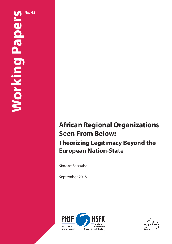 Download: African Regional Organizations Seen From Below: Theorizing Legitimacy Beyond the European Nation-State