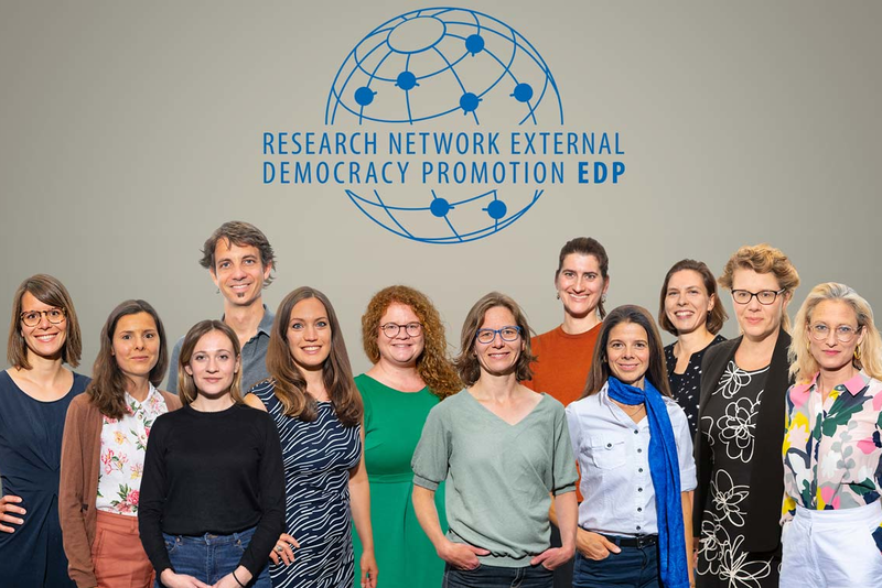 Gruppenfoto des EDP Netzwerks mit Logo