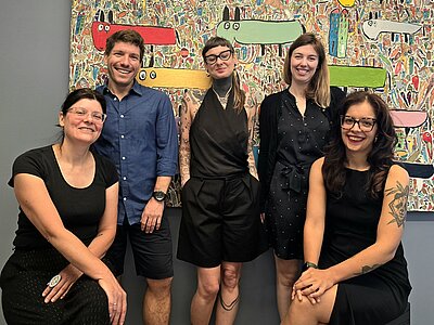 Left to right: Dr Muszynska-Spielauer, Dr Kurzwelly, Dr Malinowska, Dr Offenberg, and Dr von der Warth