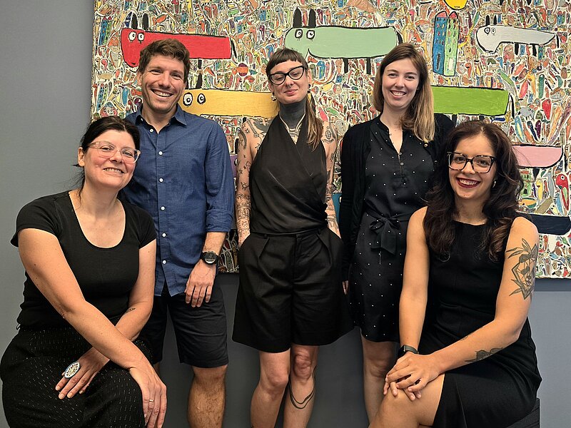 Left to right: Dr Muszynska-Spielauer, Dr Kurzwelly, Dr Malinowska, Dr Offenberg, and Dr von der Warth