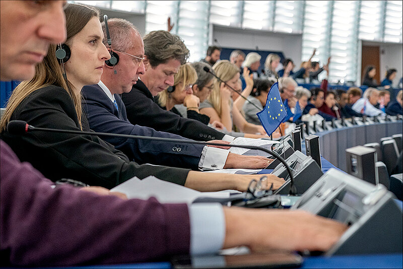 Personen im EU-Parlament