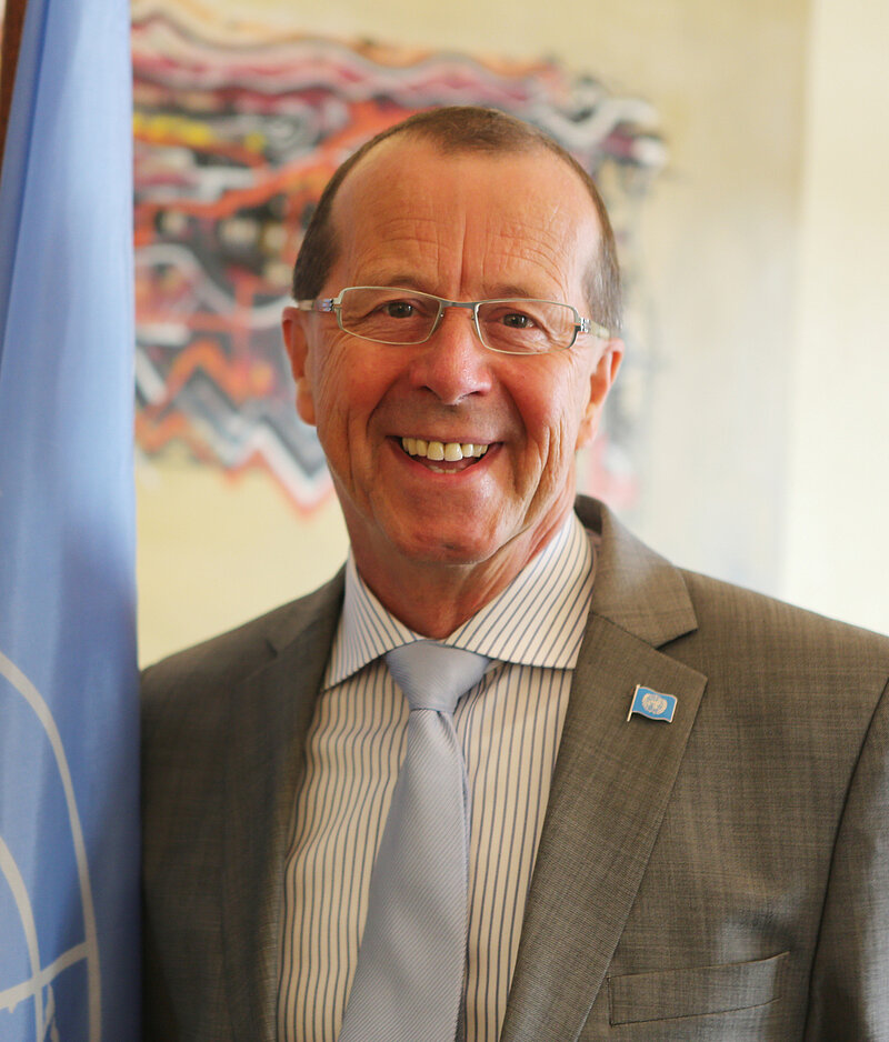 Portrait von Martin Kobler in Kinshasa, DRC, in 2013.