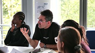 Participants in the talk