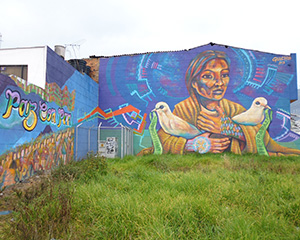 Street Art in Bogotá, Colombia.