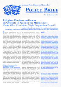 Download: Religious Fundamentalism as an Obstacle to Peace in the Middle East