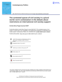 Download: The Contested Spaces of Civil Society in a Plural World